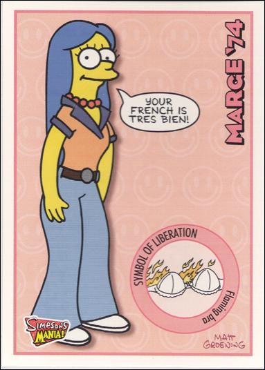 Simpsons Mania! (Base Set) card 33 Marge '74