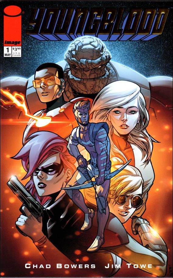 Youngblood (2017) issue 1-G Jim Towe 1:Store Gold Foil Cover
