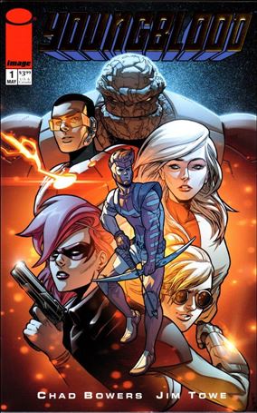 Youngblood (2017) issue 1-G Jim Towe 1:Store Gold Foil Cover