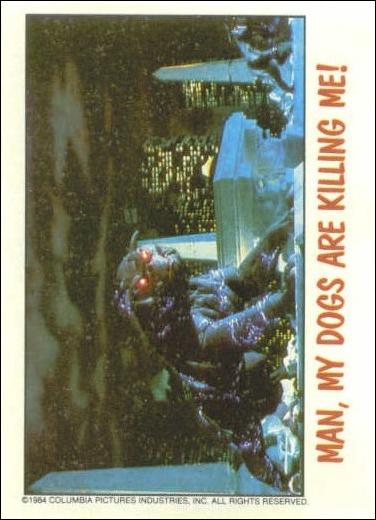 Fright Flicks (Base Set) card 89 "Man, my dogs are killing me!"
