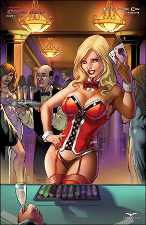 Grimm Fairy Tales Presents Code Red issue 1-F Iago Maya Jersey Comic Con Cover