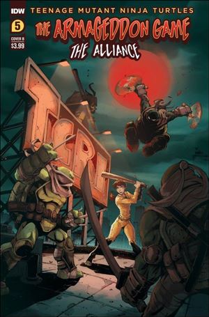 Teenage Mutant Ninja Turtles: The Armageddon Game - The Alliance issue 5-B Pablo Verdugo Munoz Cover