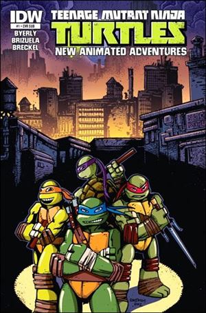 Teenage Mutant Ninja Turtles New Animated Adventures issue 1-B Kevin Eastman Subscription Cover