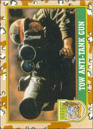 Desert Storm: Series 1 (Base Set) card 45 Tow Anti-Tank Gun