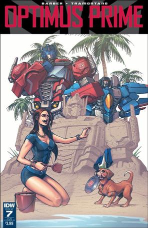 Optimus Prime issue 7-C Andrew Griffith Subscription Cover
