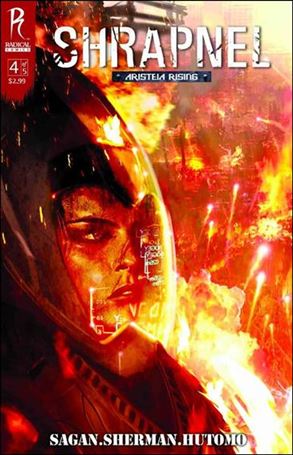 Shrapnel: Aristeia Rising issue 4 Alan Brooks Cover