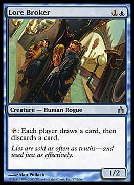 Magic the Gathering: Ravnica (Base Set)  card 57 Lore Broker