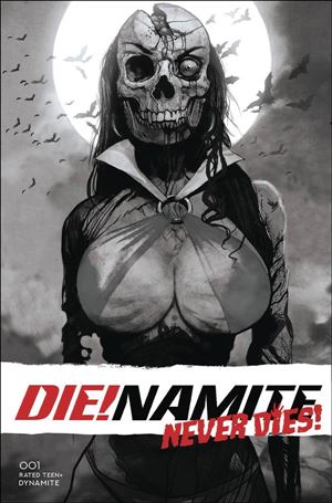 Die!namite Never Dies issue 1-Q Arthur Suydam 1:25 Black & White Cover
