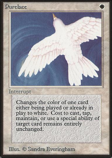 Magic the Gathering: Limited Edition Beta (Base Set) card 33 Purelace