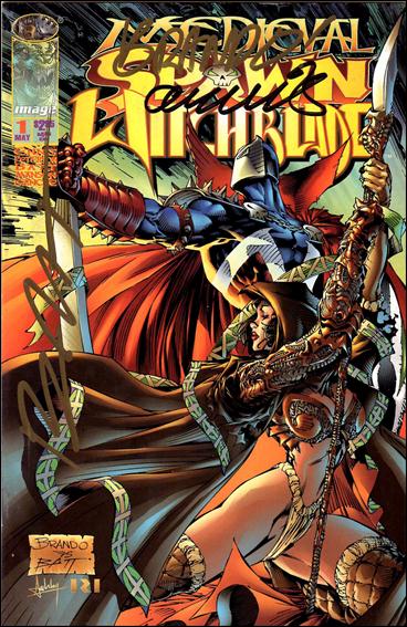 Medieval Spawn/Witchblade (1996) issue 1-C DF (Signed by Peterson, Ennis, & Batt)
