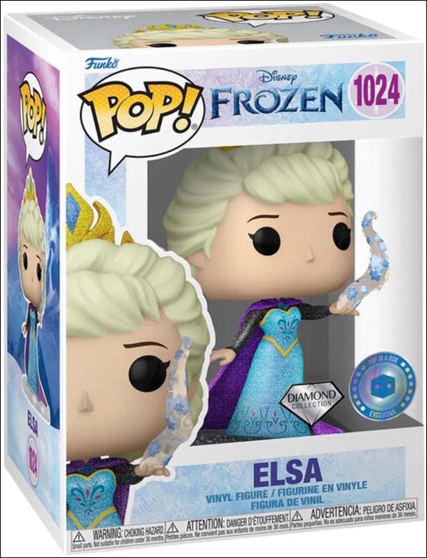 POP! Disney figure 1024 Elsa (Diamond) Pop In A Box Exclusive