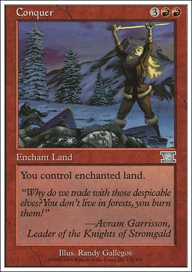 Magic the Gathering: 6th Edition (Base Set) card 171 Conquer