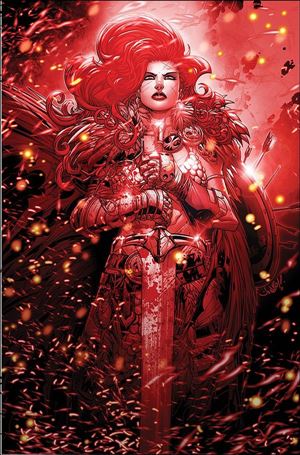 Red Sonja: Black White Red issue 2-O JonBoy Meyers Virgin Cover