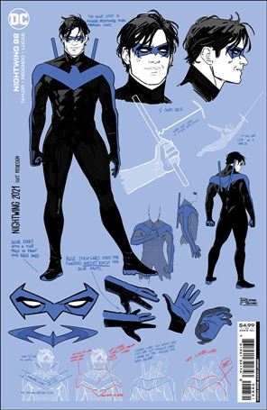 Nightwing (2016) issue 88-C Bruno Redondo 1:25 Design Cardstock Cover