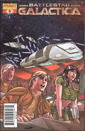 Classic Battlestar Galactica issue 4-B Carlos Rafael Cover