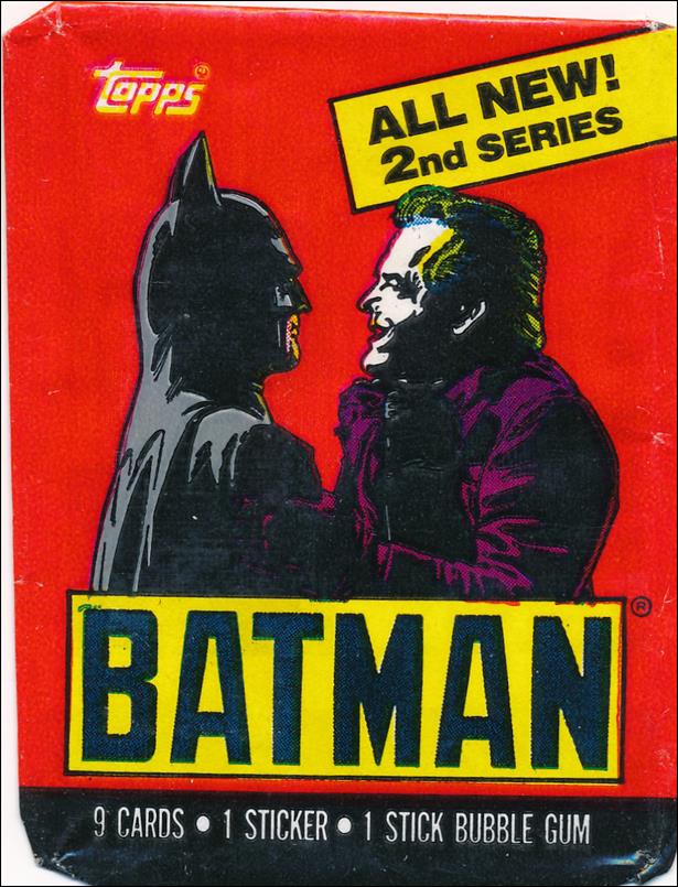 Batman: Series 2 card 2-B Sealed Pack - Batman & Joker