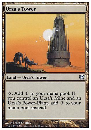 Magic the Gathering: 9th Edition (Base Set) card 329 Urza's Tower