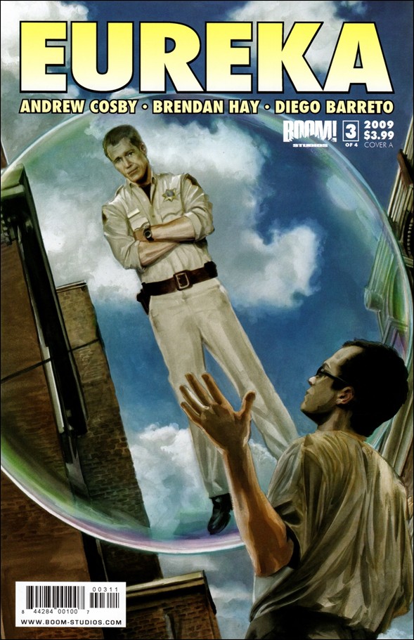 Eureka (2008) issue 3 J.K Woodward "Bubble" Cover