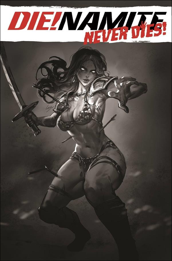 Die!namite Never Dies issue 1-N Leirix Li 1:20 Black & White Cover