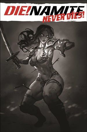 Die!namite Never Dies issue 1-N Leirix Li 1:20 Black & White Cover