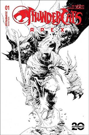 Thundercats: Apex issue 1-Z Jae Lee 1:7 B&W Cardstock Cover