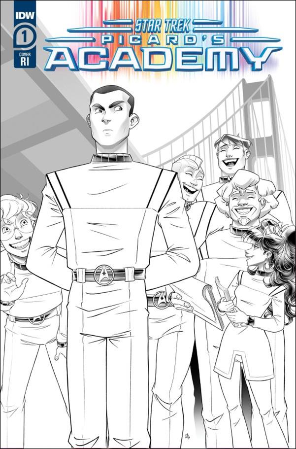 Star Trek: Picard's Academy issue 1-C Sweeney Boo 1:10 B&W Cover