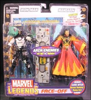 Marvel Legends Face-Off (Series 2) figure 2 War Machine and Mandarin (Red Costume)