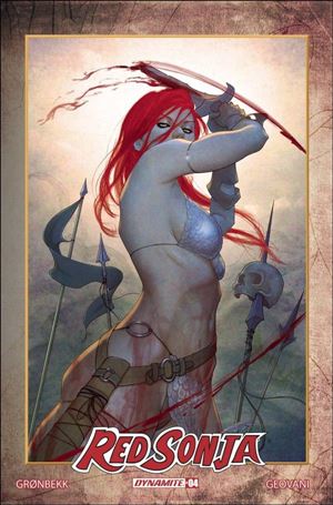 Red Sonja (2023) issue 4-F Jenny Frison Modern Icon Foil Cover