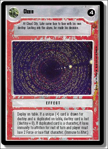 Star Wars: Cloud City Limited (Base Set) card 108 Chasm