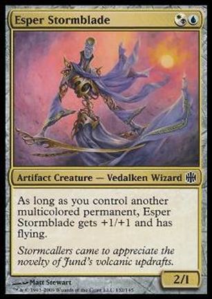 Magic The Gathering: Alara Reborn (Base Set) card 132-B Esper Stormblade (foil)