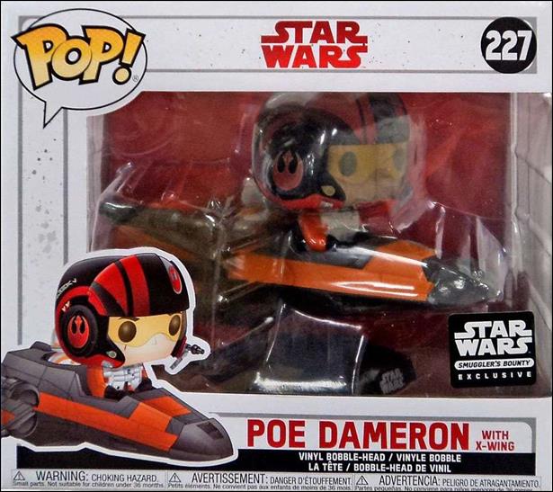POP! Star Wars figure 227 Poe Dameron with X-Wing Smuggler's Bounty