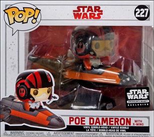 POP! Star Wars figure 227 Poe Dameron with X-Wing Smuggler's Bounty