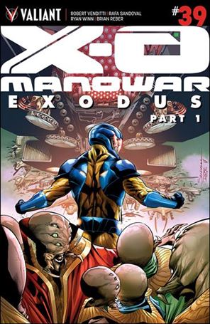 X-O Manowar (2012)  issue 39 Rafa Sandoval Cover
