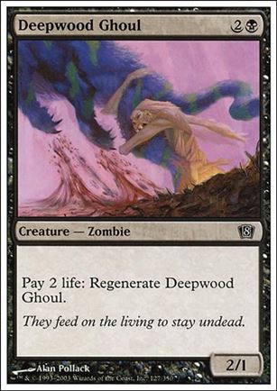 Magic the Gathering: 8th Edition (Base Set) card 127 Deepwood Ghoul
