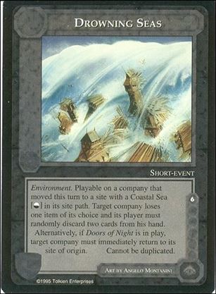 Middle-Earth: The Wizards (Base Set) card 108 Drowning Seas