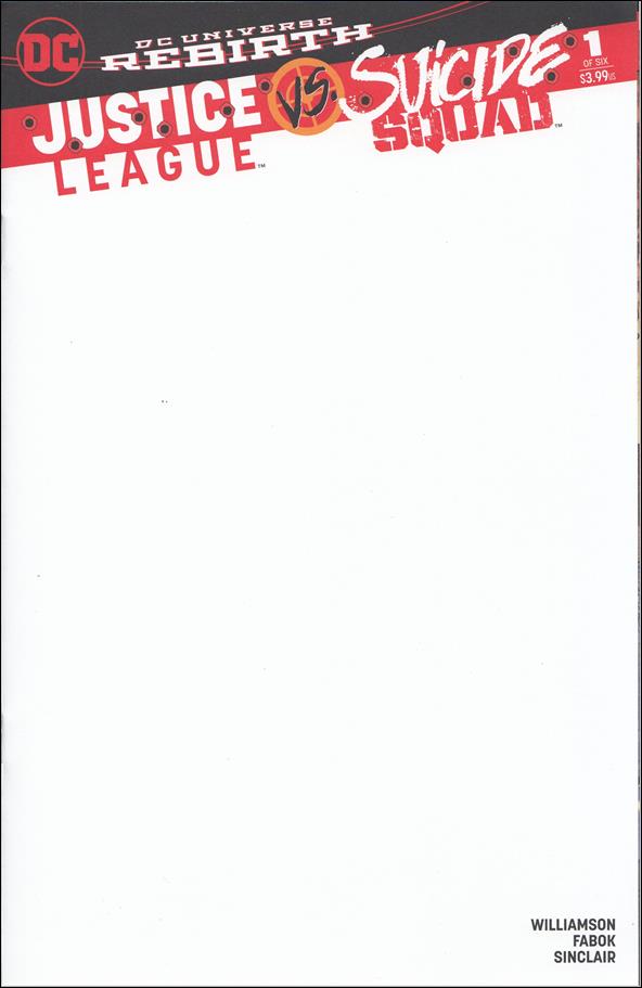 Justice League Vs Suicide Squad issue 1-V Blank/Sketch Cover