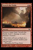 Magic the Gathering: Dark Ascension (Base Set) card 103 Scorch the Fields