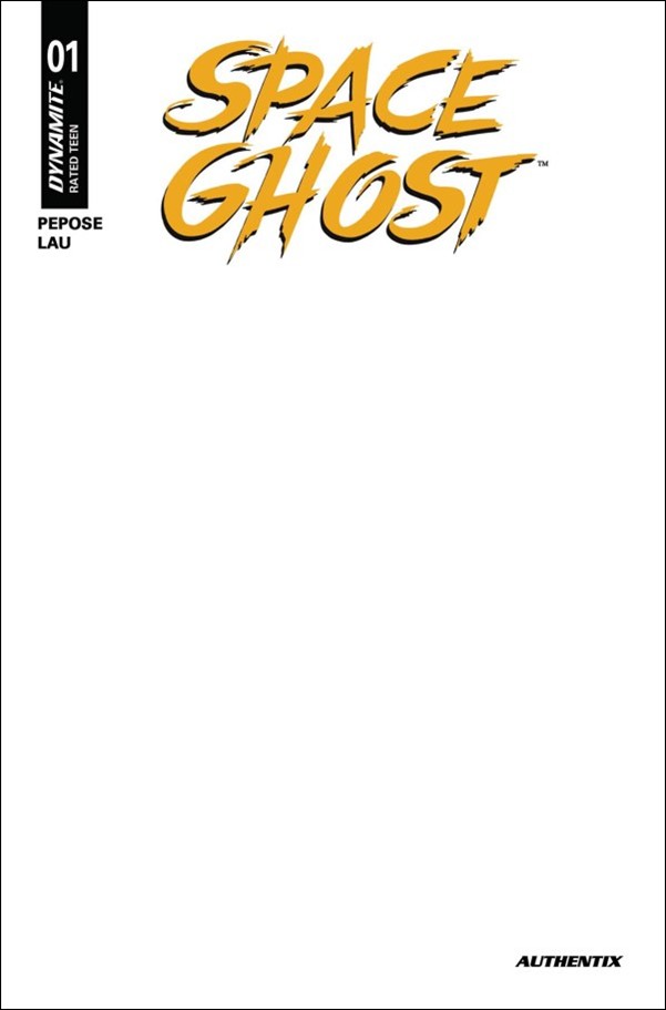 Space Ghost (2025) issue 1-J Blank Authentix Sketch Cover