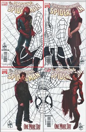 Amazing Spider-Man (1963) issue 544-J DF Djurdjevic Cvr OMD Set Sgn & Rmkd by K Haeser