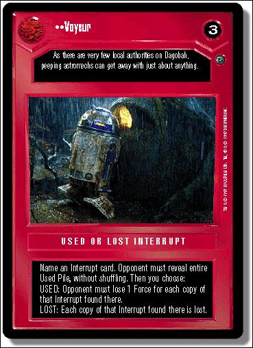 Star Wars: Dagobah Limited (Base Set) card 63 Voyeur