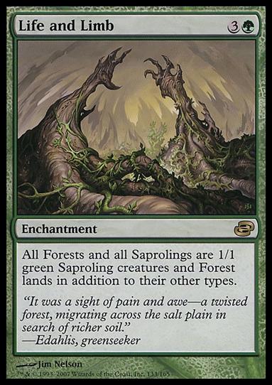 Magic the Gathering: Planar Chaos (Base Set) card 133 Life and Limb