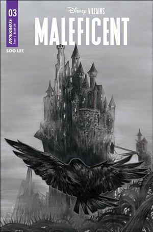 Disney Villains: Maleficent issue 3-F Soo Lee 1:10 B&W Cover