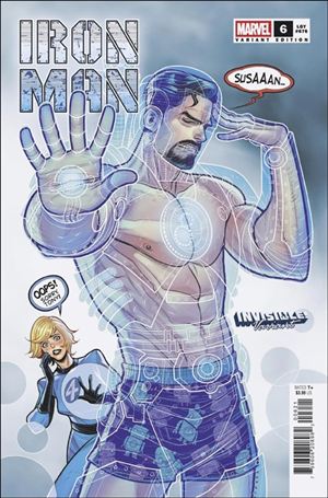 Iron Man (2024) issue 6-B Elizabeth Torque Invisible! Cover