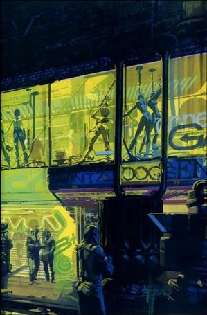 Blade Runner 2019 issue 4-E Syd Mead Virgin Cover