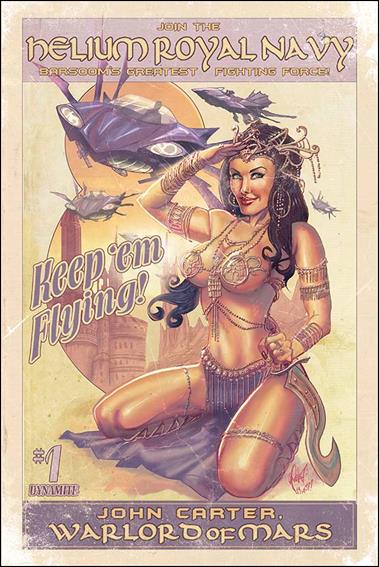 John Carter: Warlord of Mars (2014) issue 1-F Cedric Poulat Subscription Cover