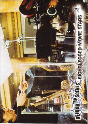 Spider-Man: The Movie (Base Set) card 86 Eight-Legged Movie Stars