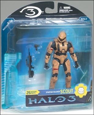 Halo 3 Multiplayer (Series 2) figure 4 Spartan Scout (Tan Armor)