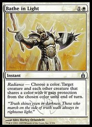 Magic the Gathering: Ravnica (Base Set)  card 2 Bathe in Light