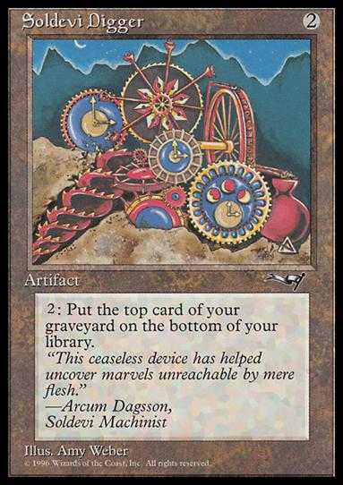 Magic the Gathering: Alliances (Base Set) card 131 Soldevi Digger