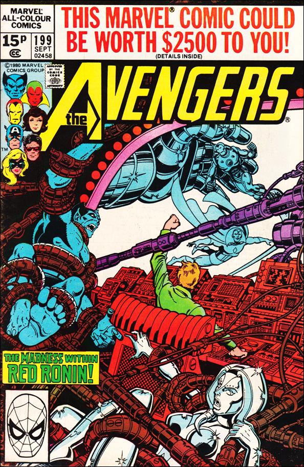 Avengers (1963) issue 199-B UK Price Cover
